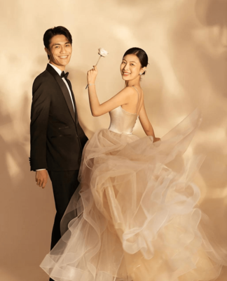 新娘百分百 心动华尔兹婚纱摄影，极致浪漫的室内光影艺术